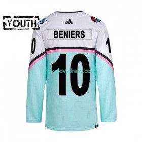 Dětské Hokejový Dres Seattle Kraken MATTY BENIERS 10 2023 All-Star Adidas Bílý Authentic